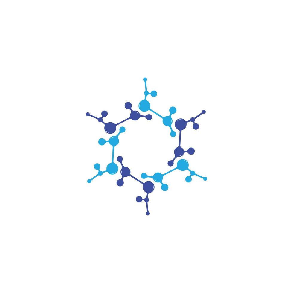 molecuul logo sjabloon vector pictogram