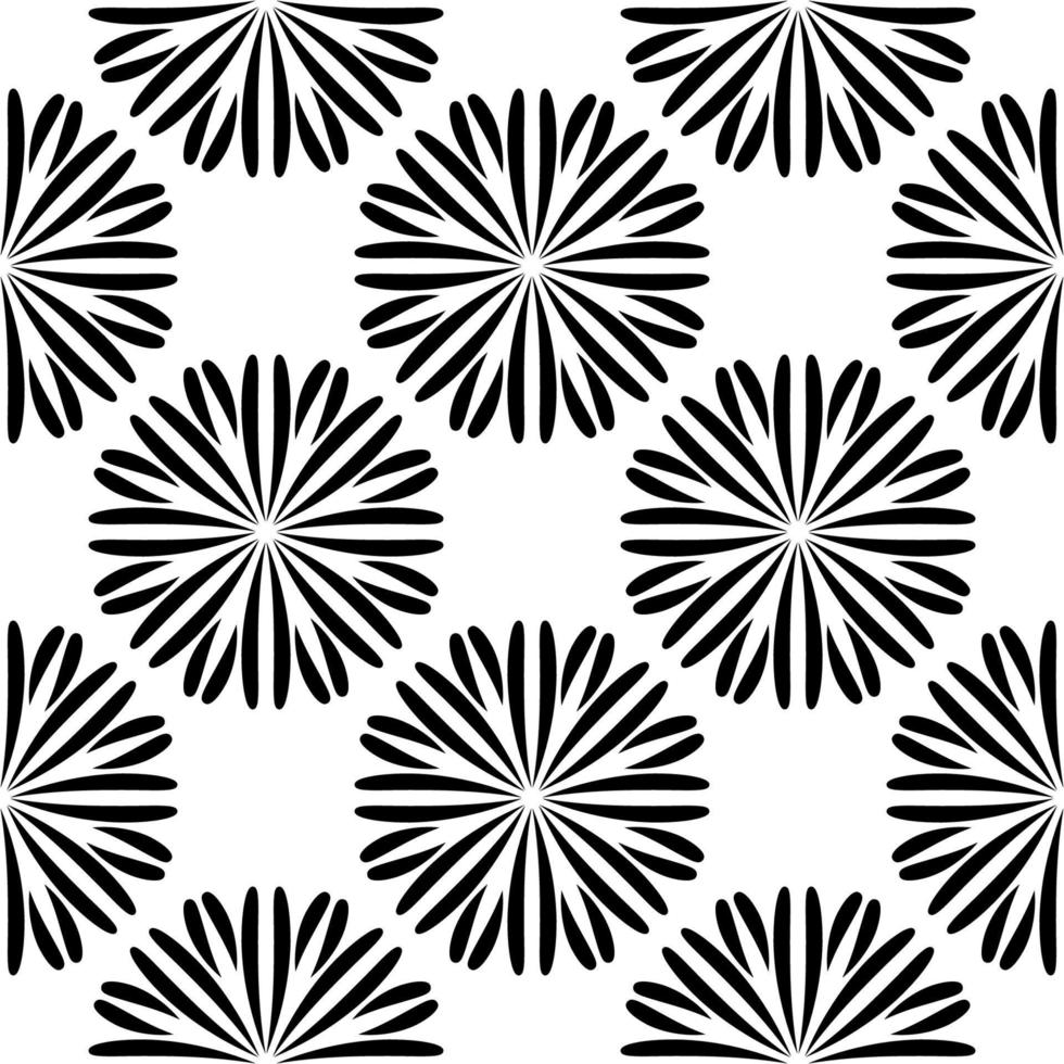 abstracte naadloze patroon met mandala bloem. mozaïek, tegel. bloemen achtergrond. vector