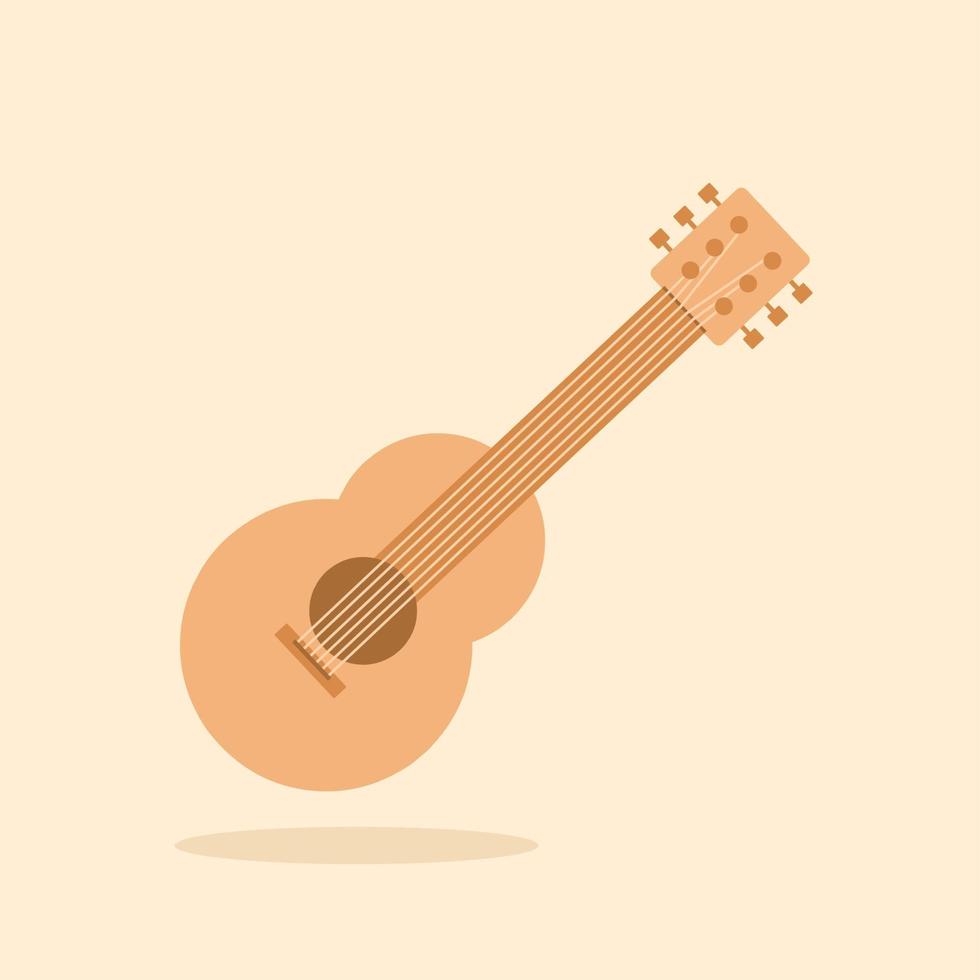 mooie gitaar icoon vector