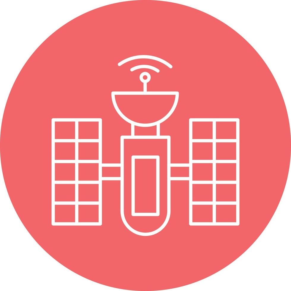 stijl pictogram satelliet vector