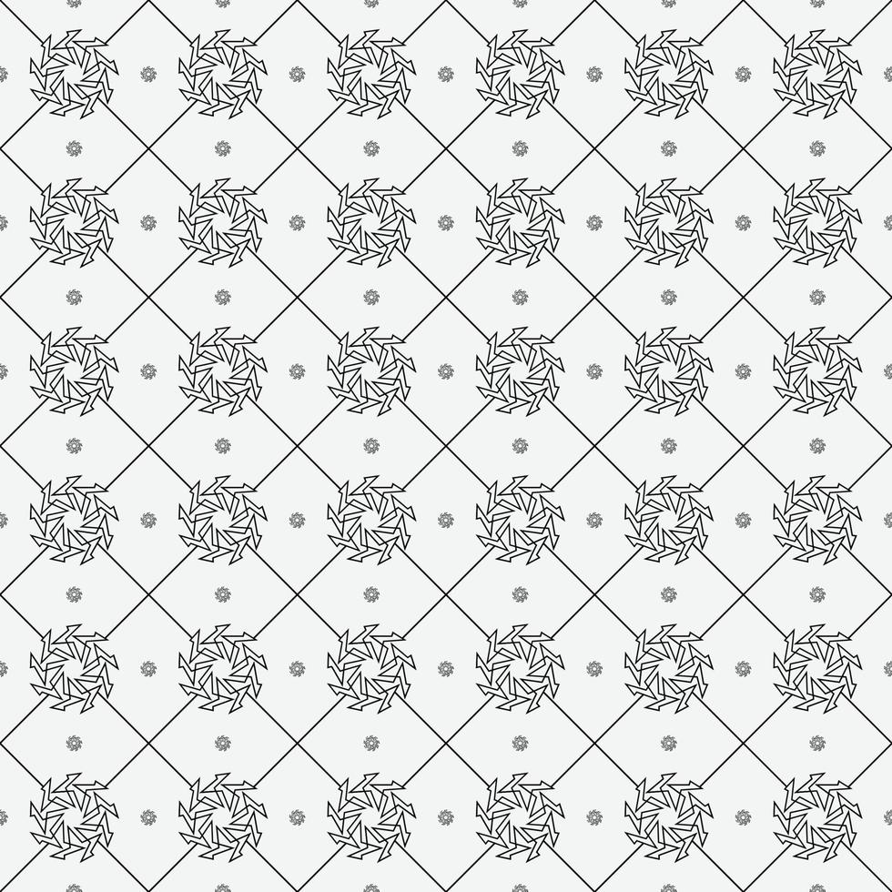 bloemen geometrisch patroonontwerp vector