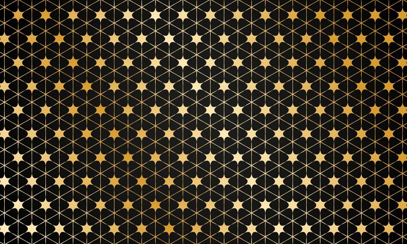 goud mooi patroon op zwarte achtergrond door vector design