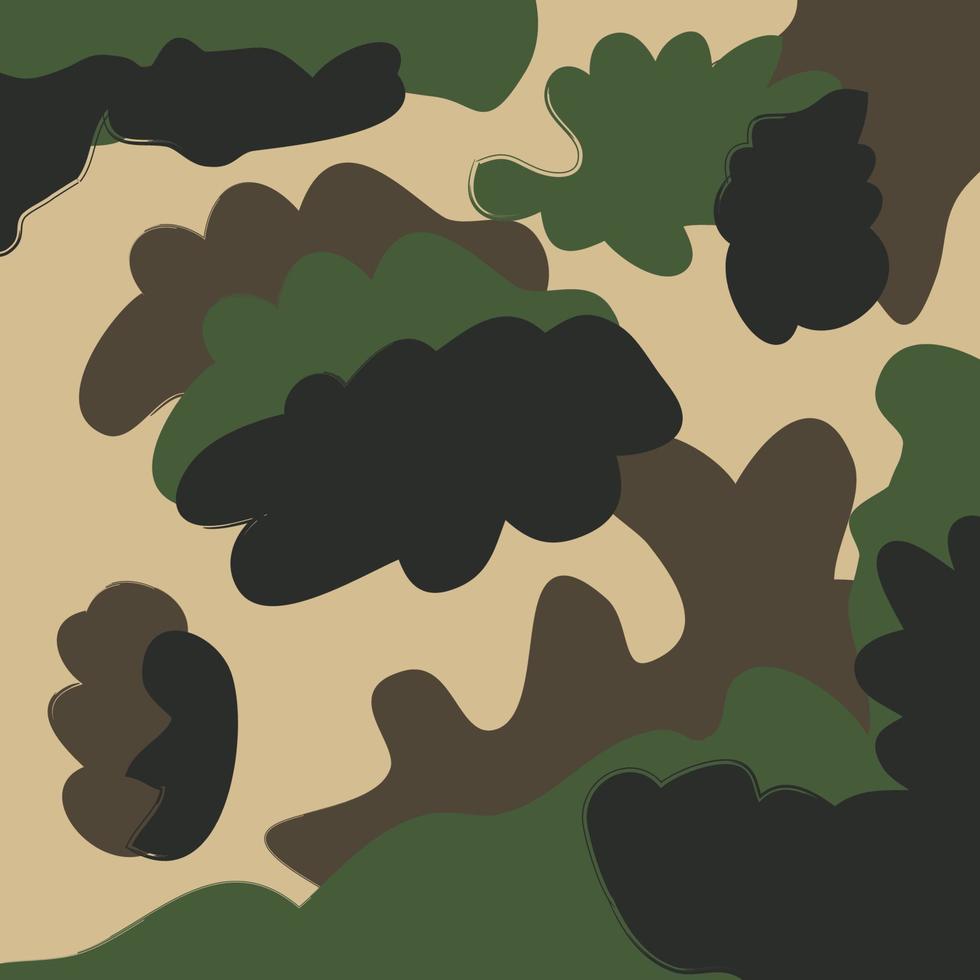 groen bos camouflagepatroon vector