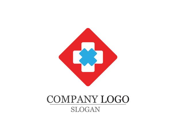 Ziekenhuis logo en symbolen sjabloon pictogrammen app vector