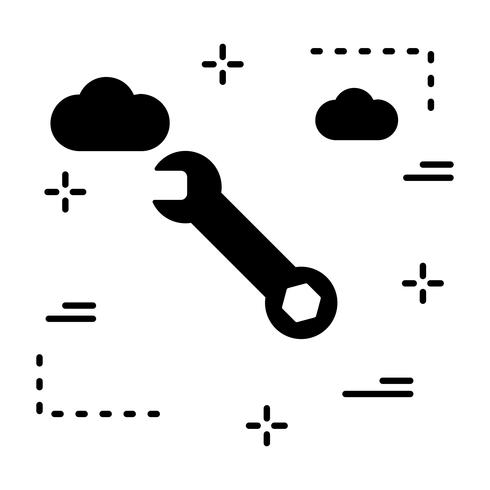 Vector moersleutelpictogram