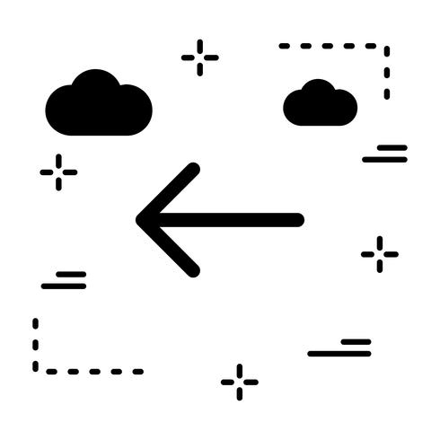 Vector terug pictogram