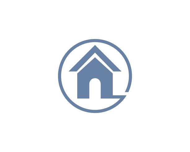 Onroerend goed en bouw Home Logo ontwerp voor zakelijke corporate sign vector
