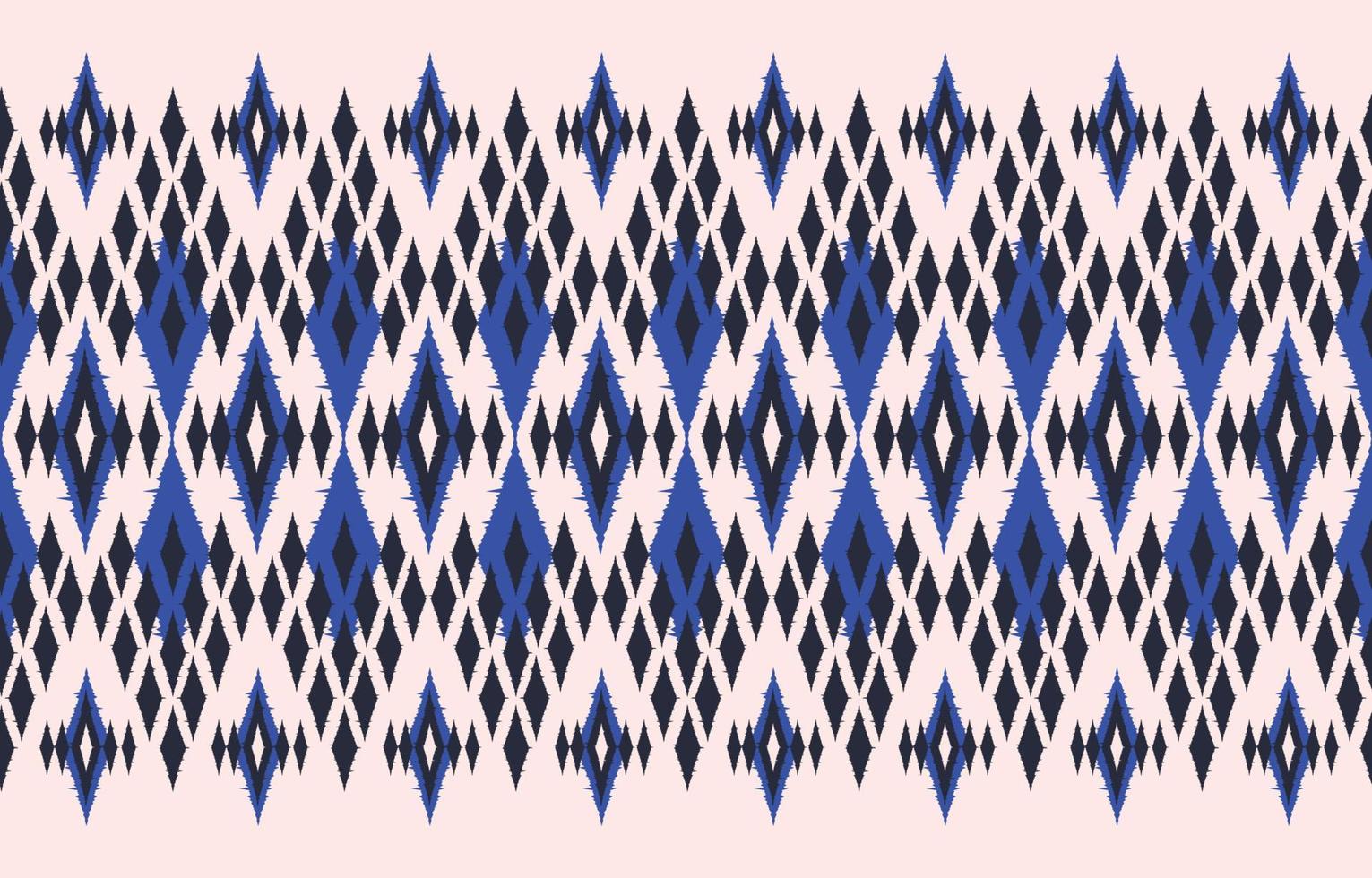 mooie etnische abstracte ikat-kunst. naadloze kasuri patroon in tribal, folk borduurwerk en Mexicaanse style.aztec geometrische kunst ornament print.design voor tapijt, behang, kleding, inwikkeling. vector