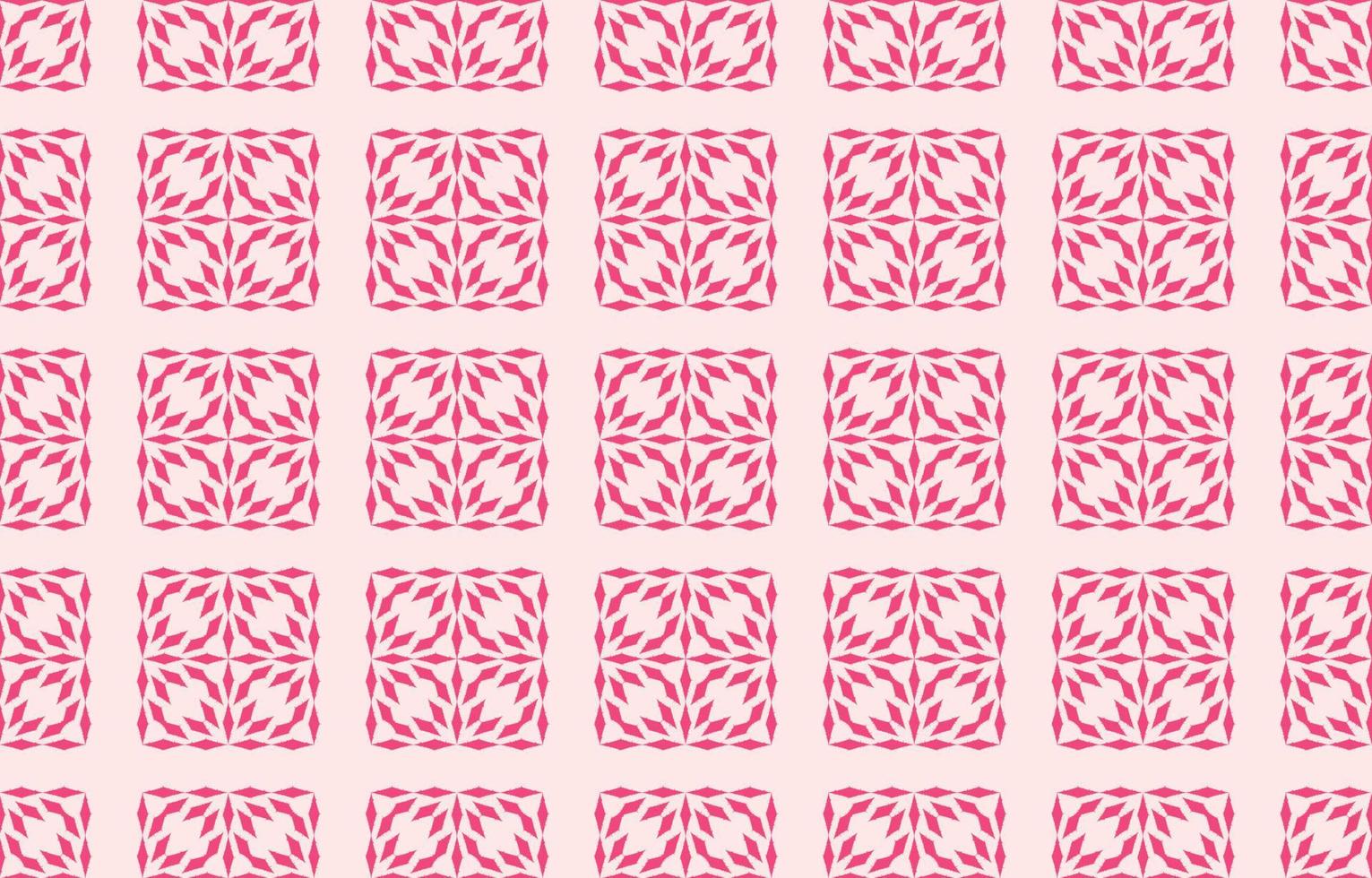 mooie roze etnische ikat kunst. naadloos kasuri-patroon in tribal, folkborduurwerk en Mexicaanse style.aztec geometrische kunst ornament print.design voor tapijt, behang, kleding, inwikkeling, stof, dekking vector