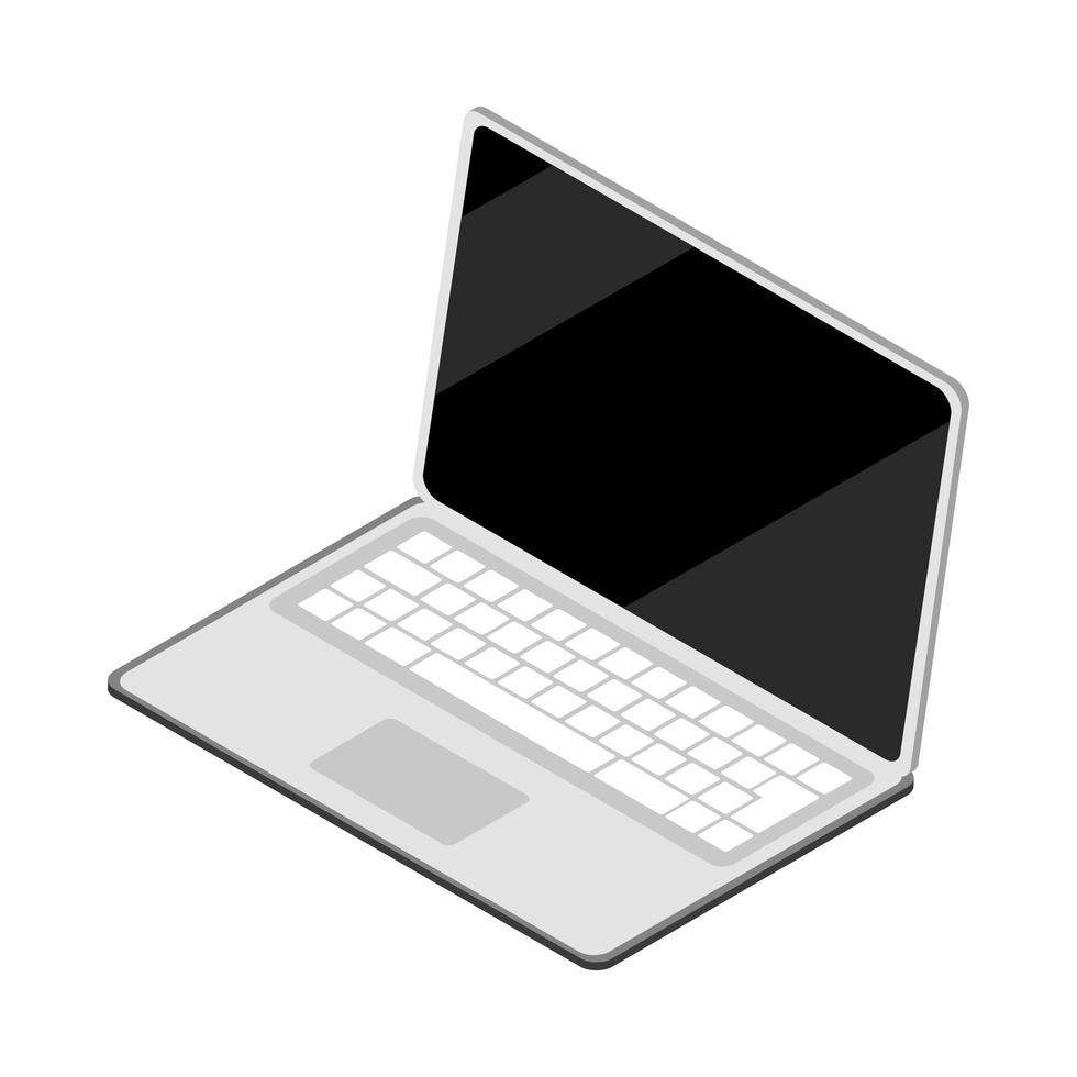 draadloze laptoptechnologie vector