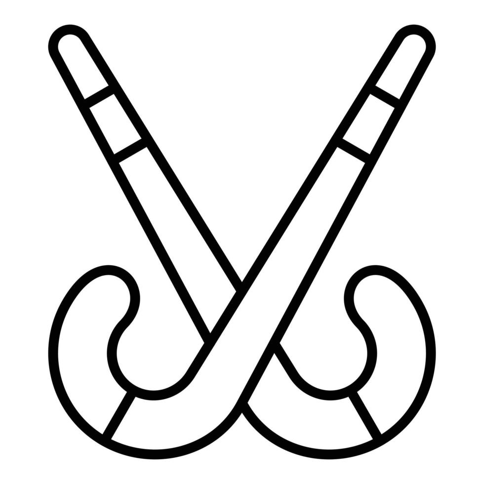 hockey lijn icoon vector