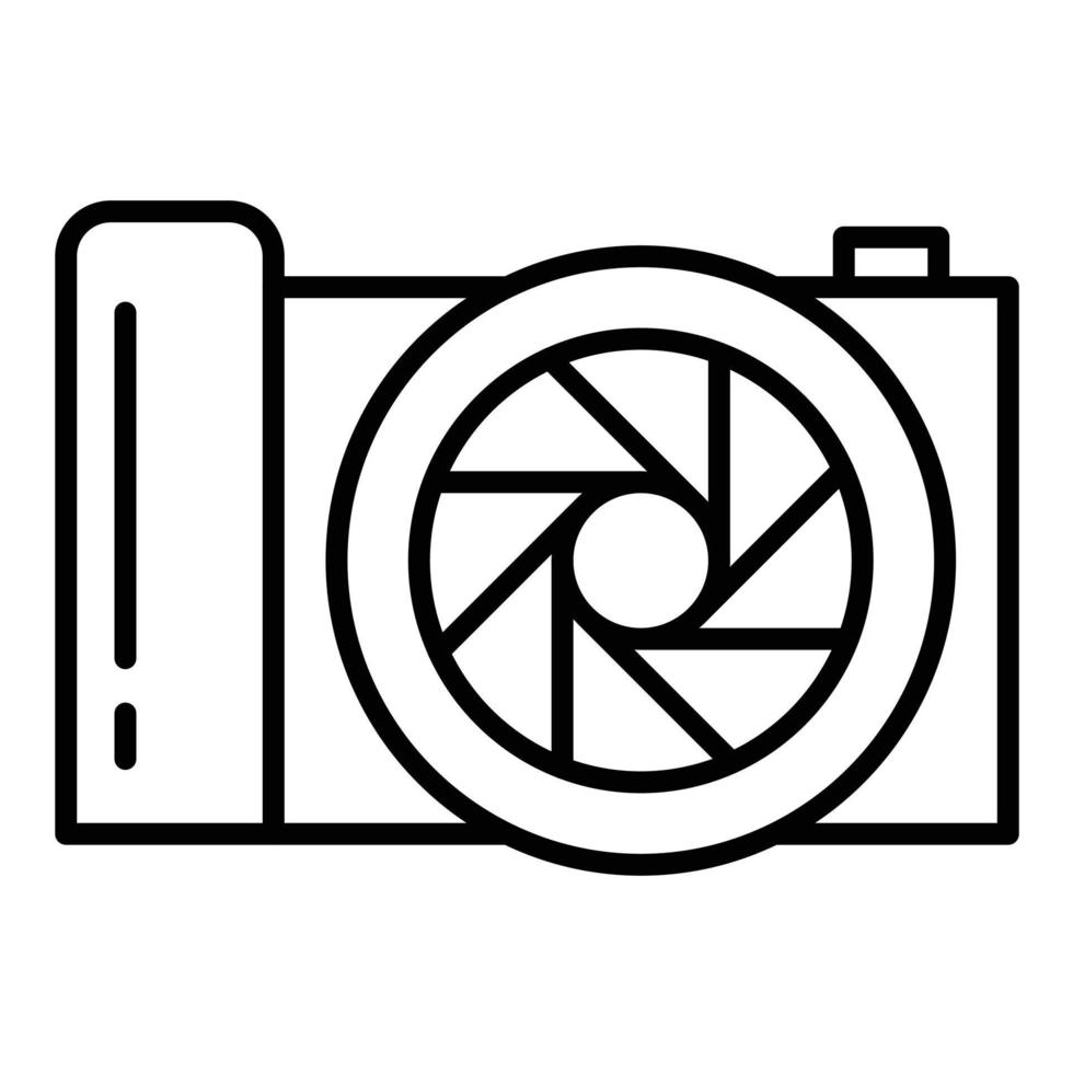 pictogram geavanceerde cameralijn vector