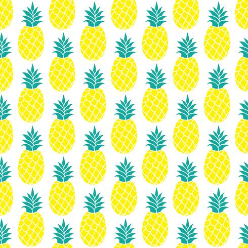 Ananas naadloze patroon voor scrapbooking, textielontwerp, inpakpapier vector