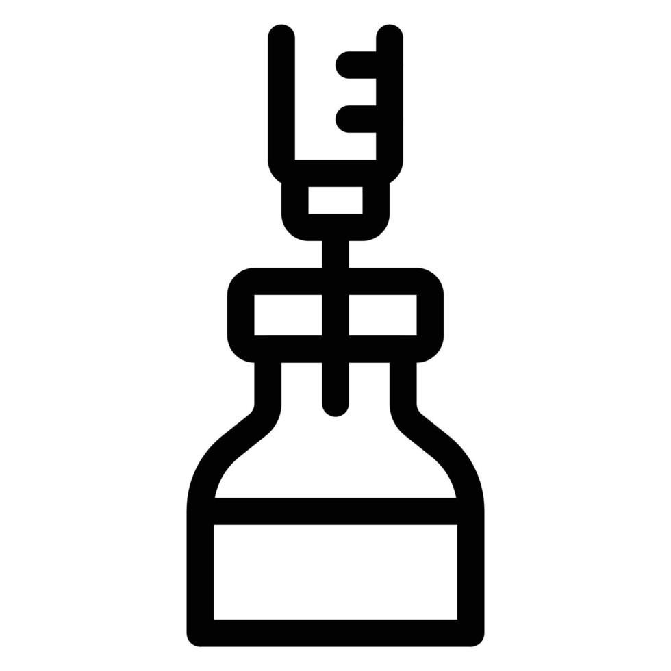 eenvoudig injectie vectorpictogram, bewerkbaar, 48 pixel vector