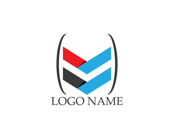 Zakelijke pijl logo vector sjabloon