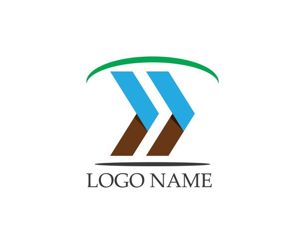 Zakelijke pijl logo vector sjabloon