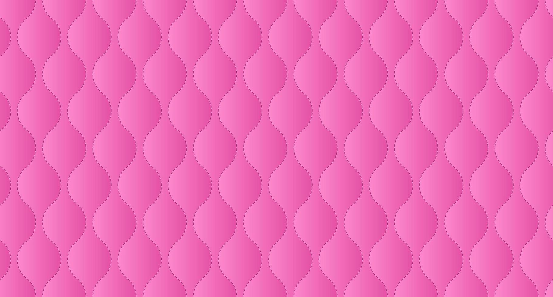 eenvoudige bekleding gewatteerde achtergrond. roze lederen textuur bank achtergrond. vector illustratie