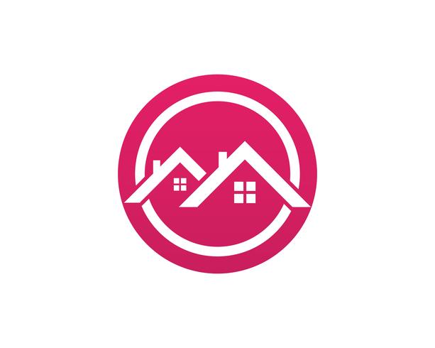 Huis huisvestingen logo pictogrammen sjabloon vector