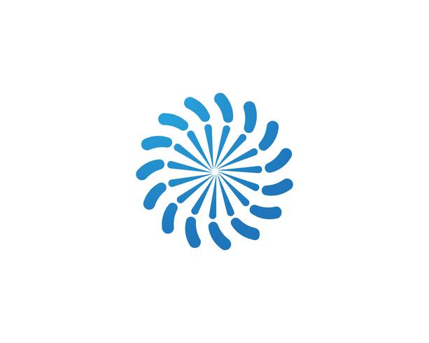 vortex logo en symbolen sjabloon vector