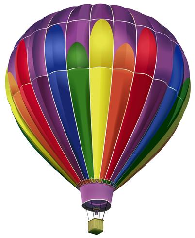 Heteluchtballon vector