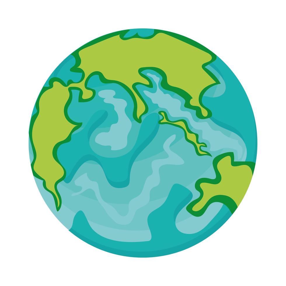 cartografie planeet aarde vector