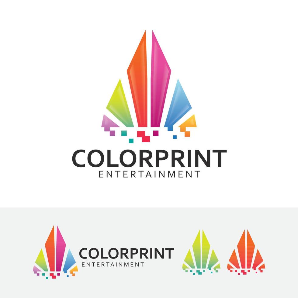 kleurrijk vector logo ontwerp