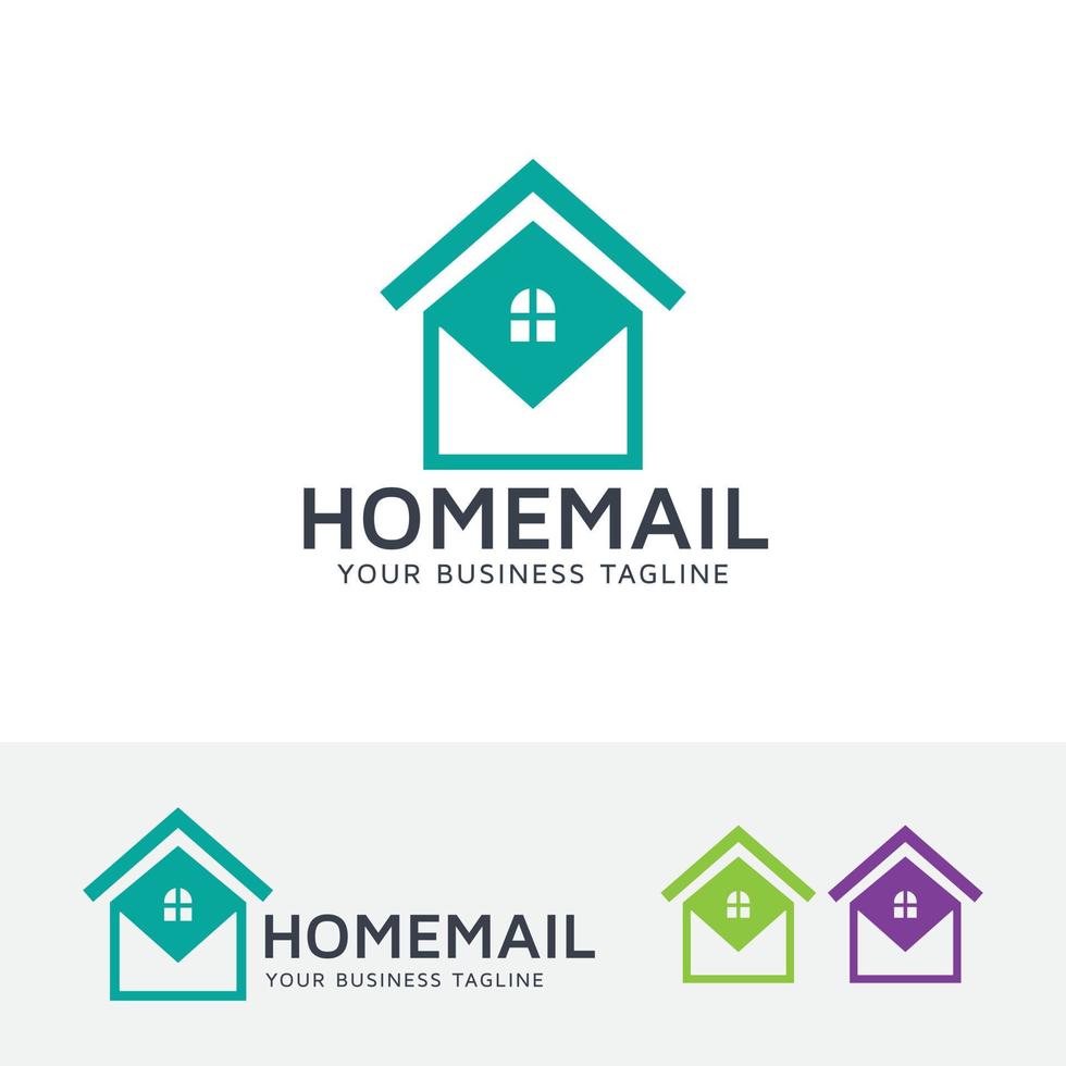 huis e-mail vector ontwerpsjabloon