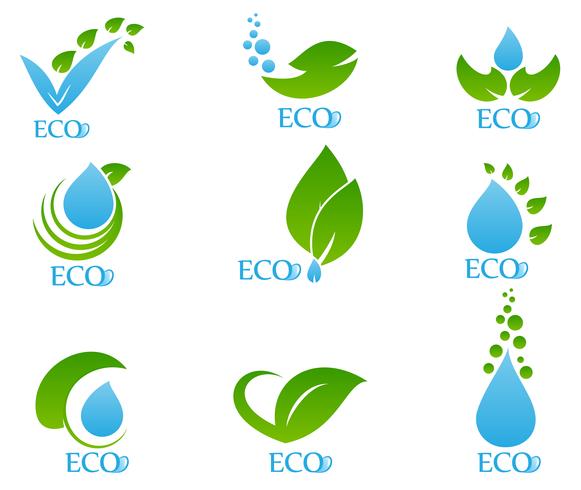 Ecologie pictogramserie vector