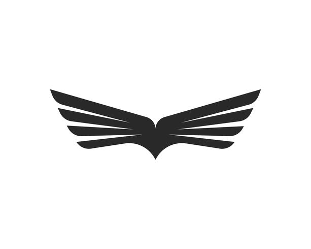 Falcon Wing Logo Template vector pictogram ontwerp