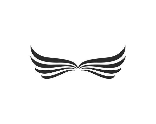 Falcon Wing Logo Template vector pictogram ontwerp