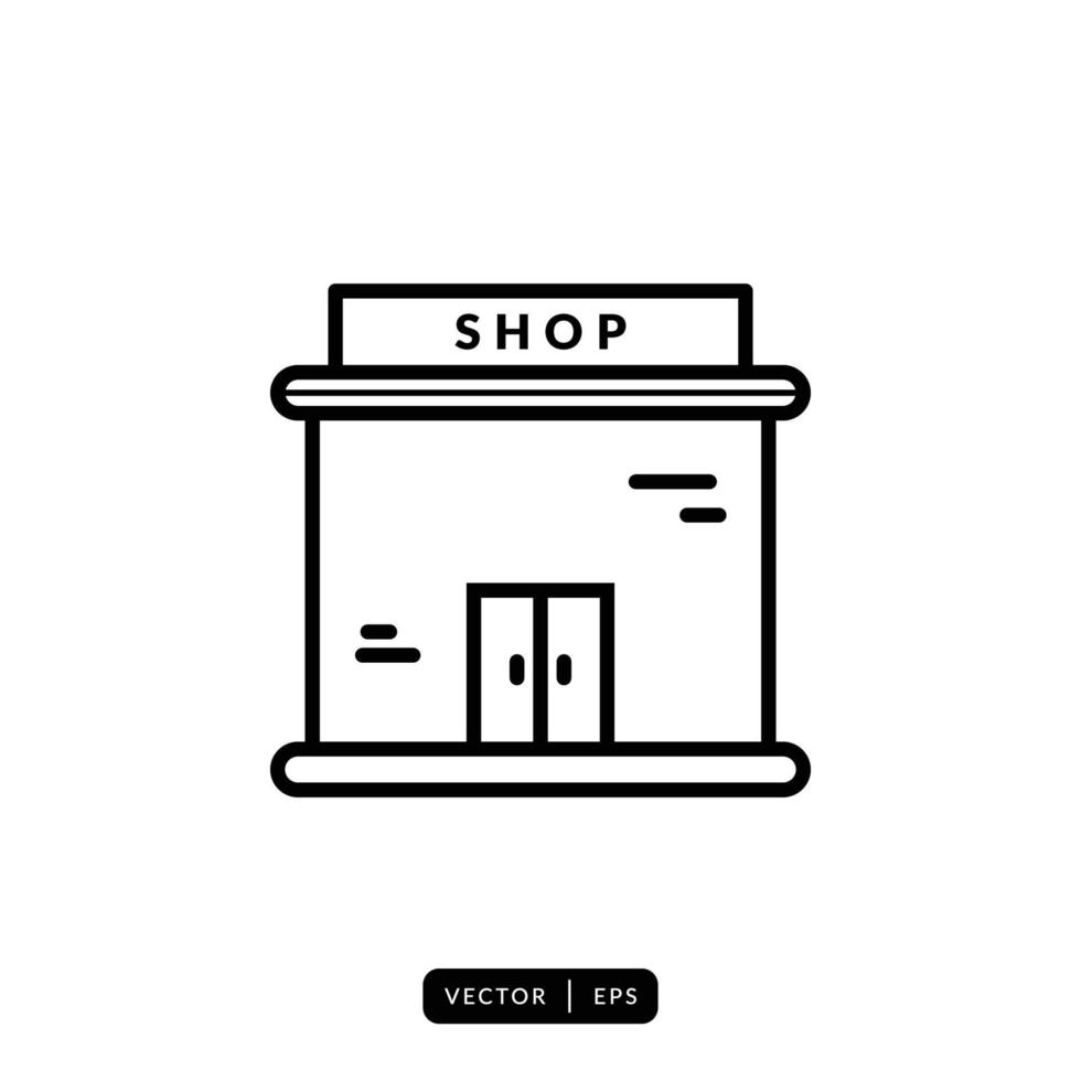 winkel pictogram vector - teken of symbool