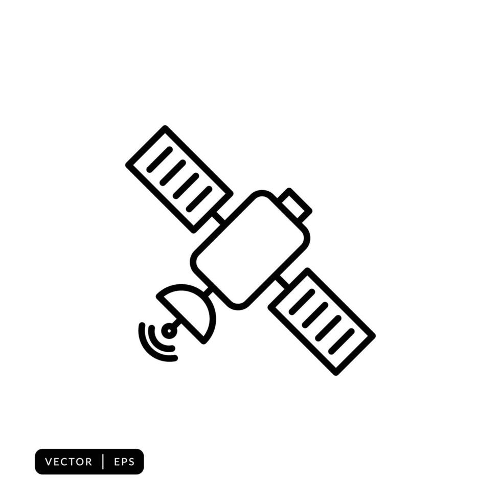 satelliet pictogram vector - teken of symbool