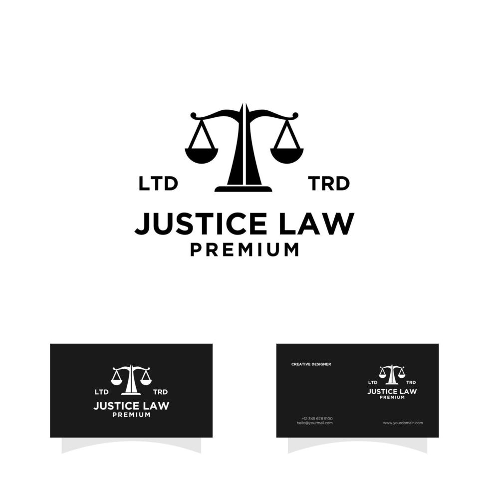 justitie advocatenkantoor logo pictogram ontwerp illustratie vector