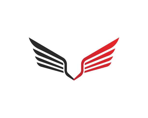 Falcon Wing Logo Template vector pictogram ontwerp