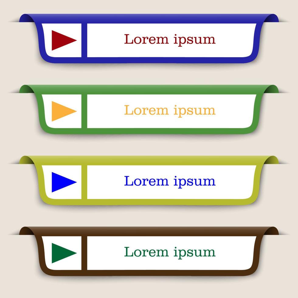 papieren label vector