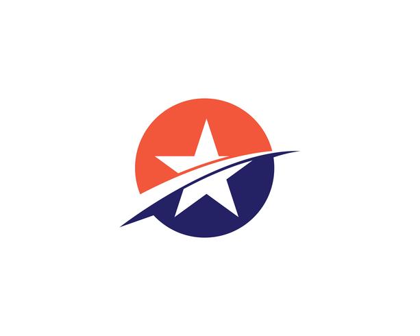 Ster logo sjabloon vectoren