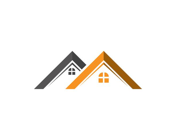 huis en huis logo&#39;s sjabloon vector