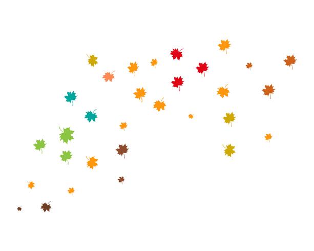 herfst blad vectorillustratie vector