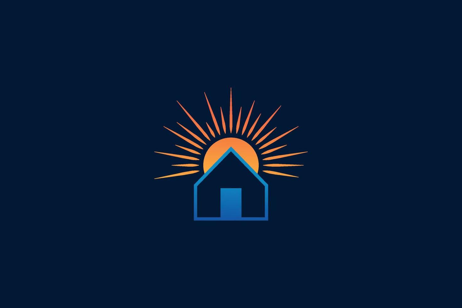 zonnestraal logo ontwerpsjabloon vector