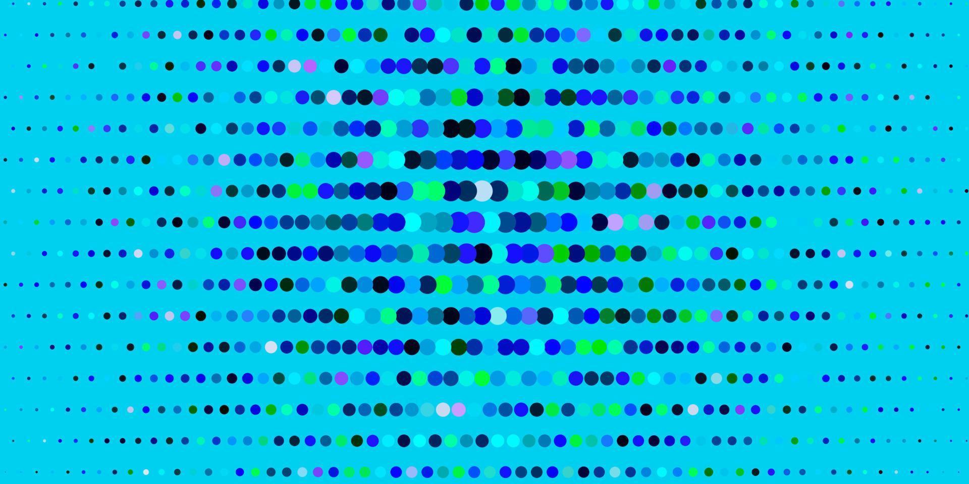 donkerblauwe, groene vectortextuur met schijven. vector