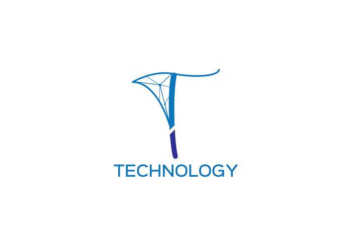 Tech Logo Word Mark vector