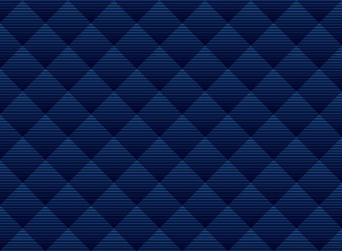 Abstract donkerblauw vierkantenpatroon subtiel rooster als achtergrond. Trellis in luxe stijl. Herhaal geometrisch raster. vector