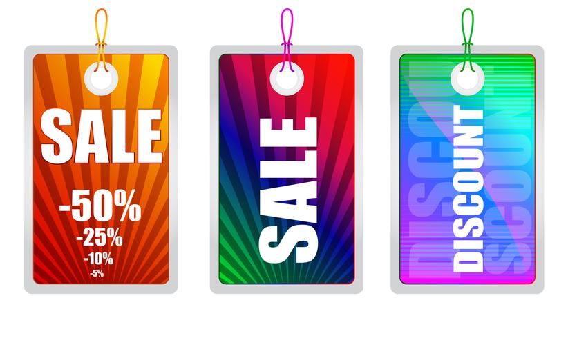 Set badges en tags vector