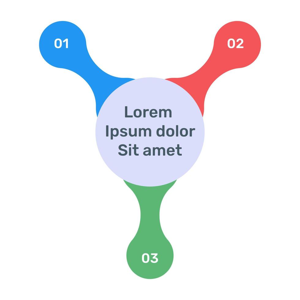 labelsgrafiek in plat pictogram vector