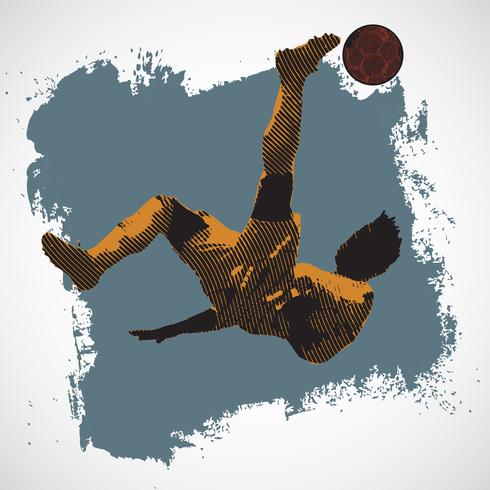 grunge schaar kick vector