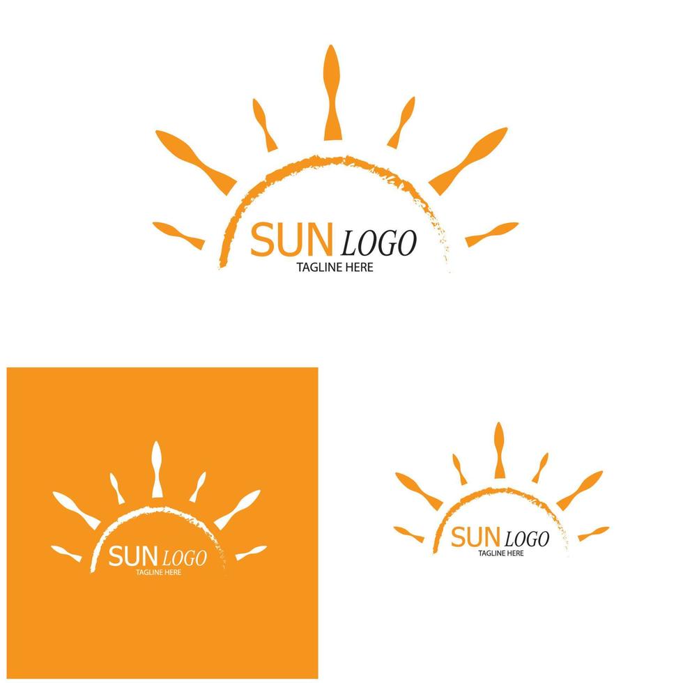 zon vector illustratie pictogram logo sjabloon