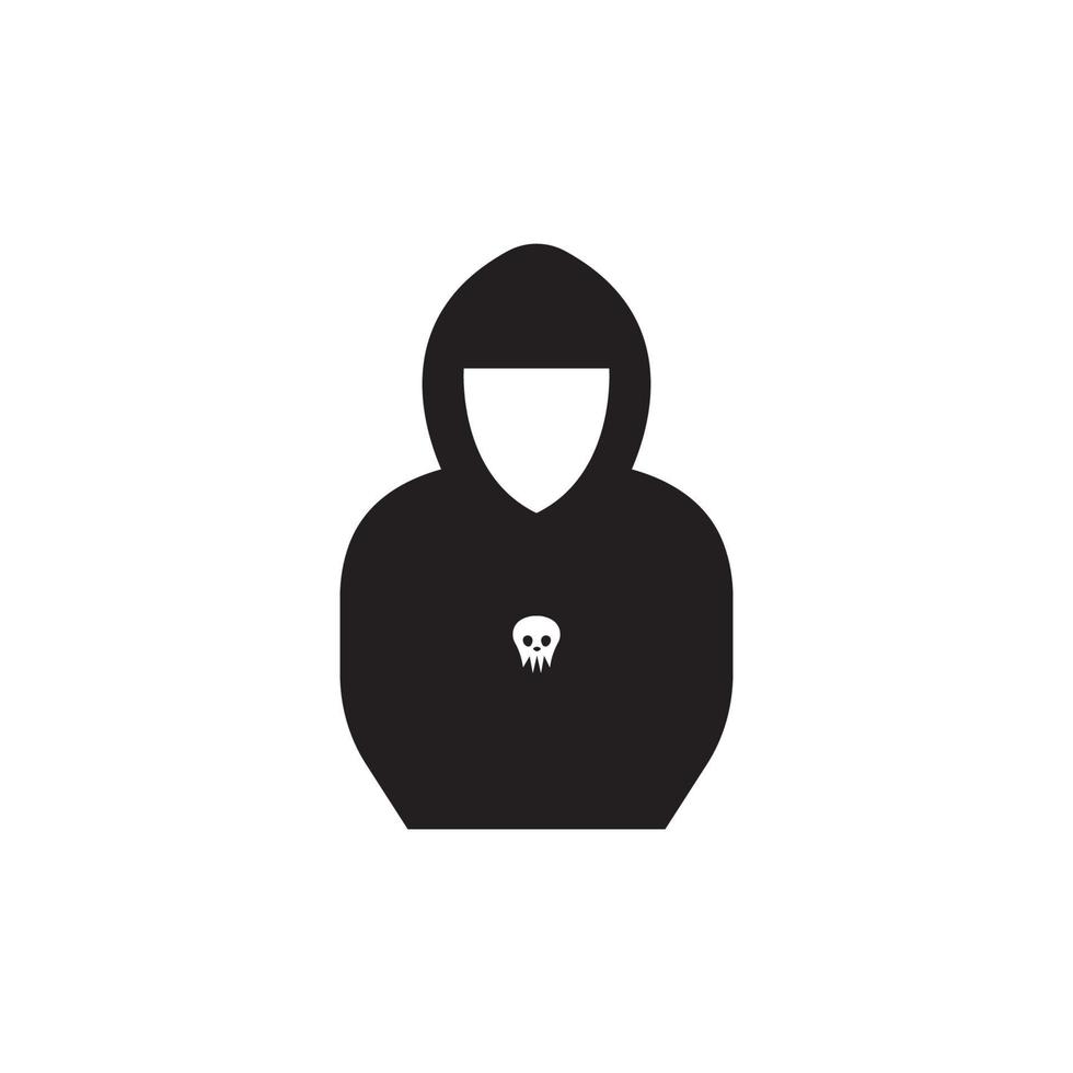 hacker pictogram logo vector achtergrond