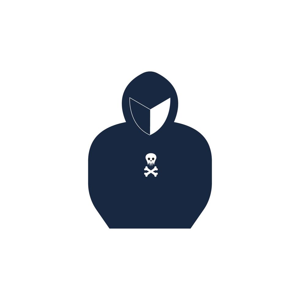 hacker pictogram logo vector achtergrond