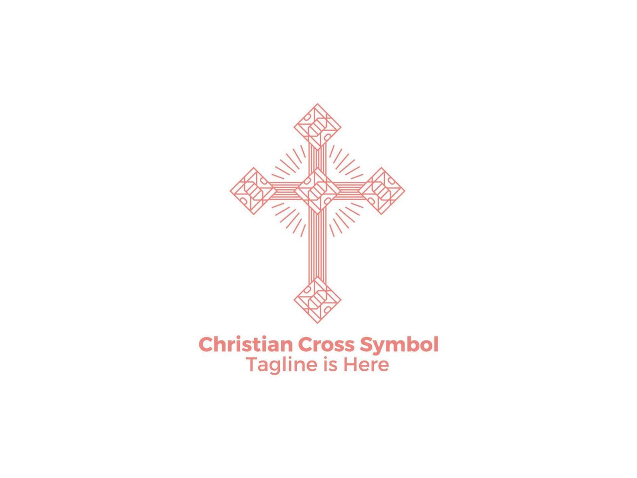 sier religie christelijk katholicisme kruis pictogram geïsoleerd op een witte achtergrond gratis vector