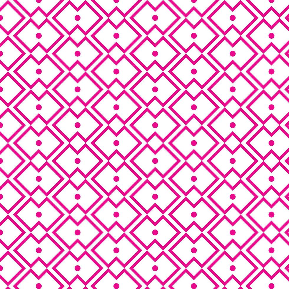 geometrisch magenta naadloos patroon. vector